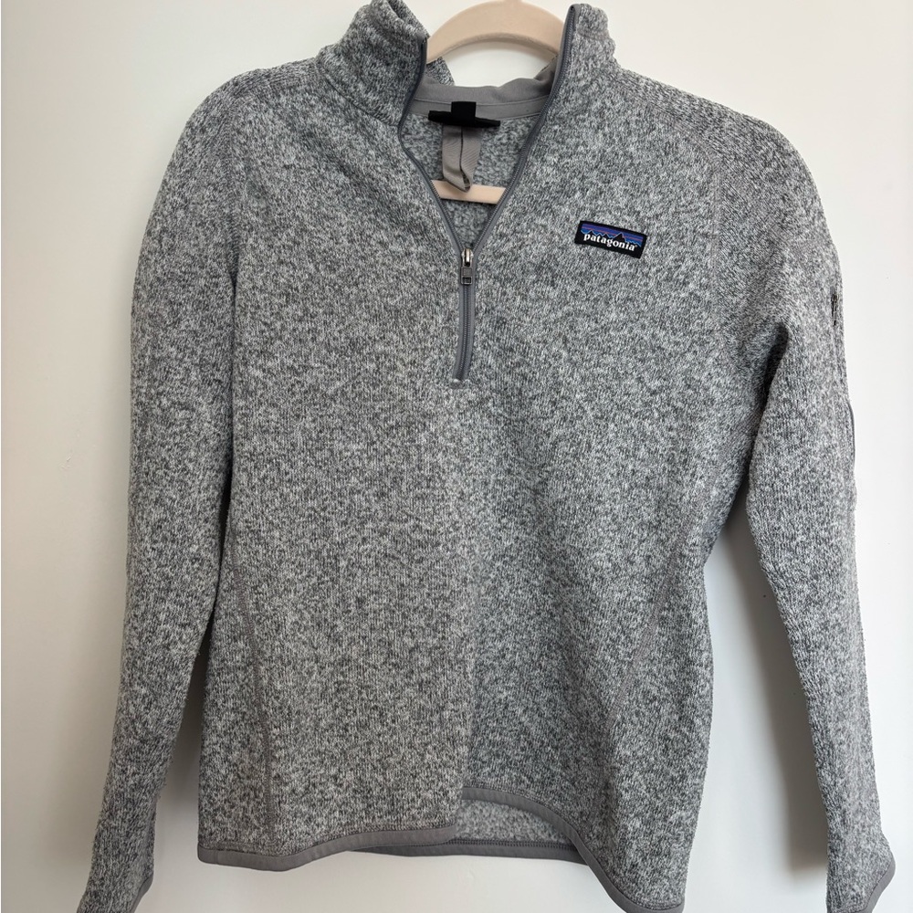 Patagonia Women's Heathered Gray Turtleneck Sweater